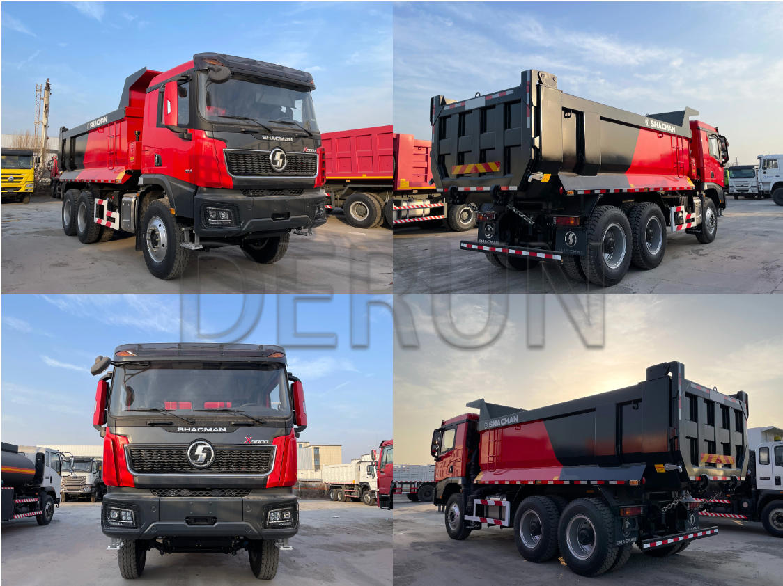 SHACMAN X5000 6x4 ダンプ トラックをペルーに輸出