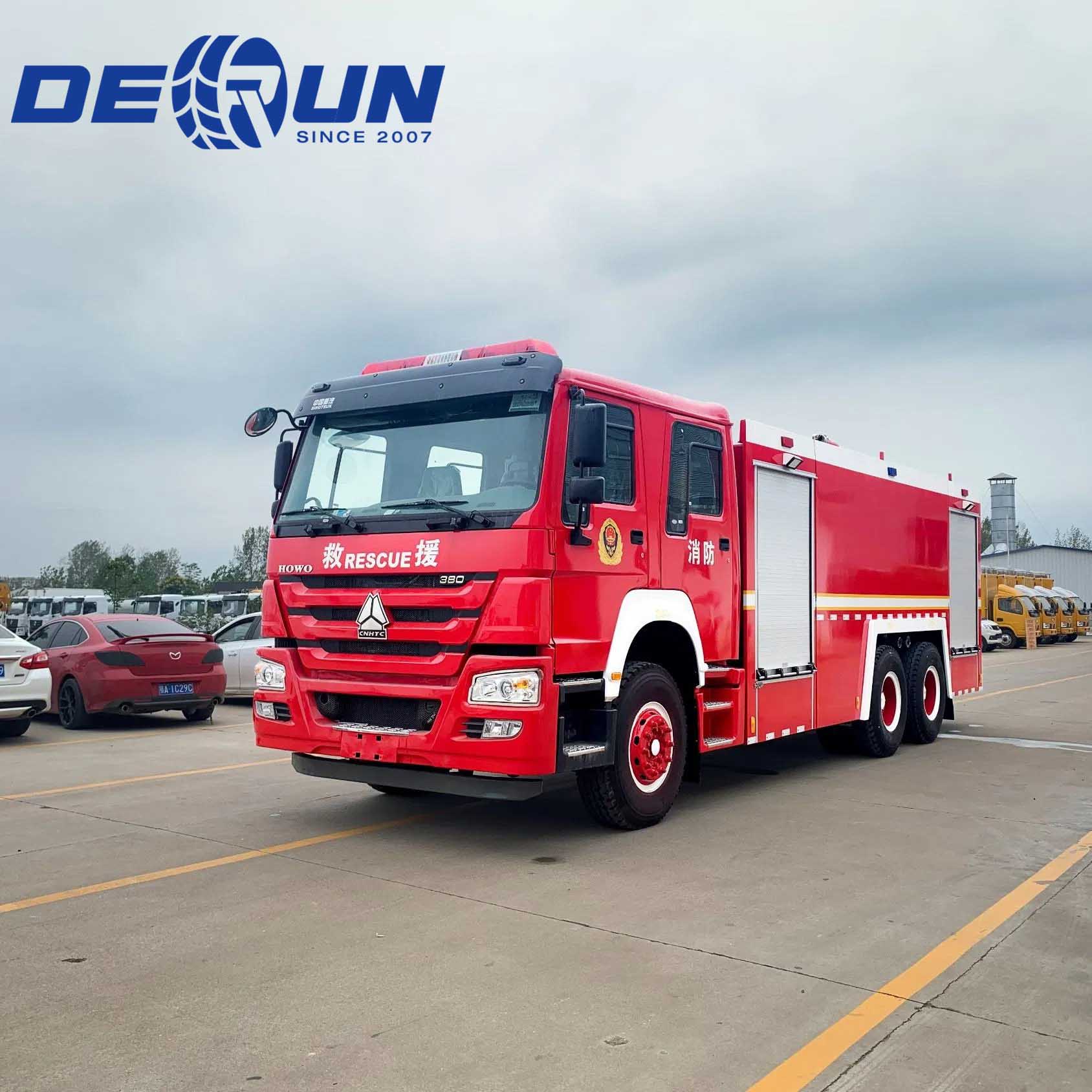 大型産業消防車の選び方: Sinotruk HOWO 6x4 が優れている理由