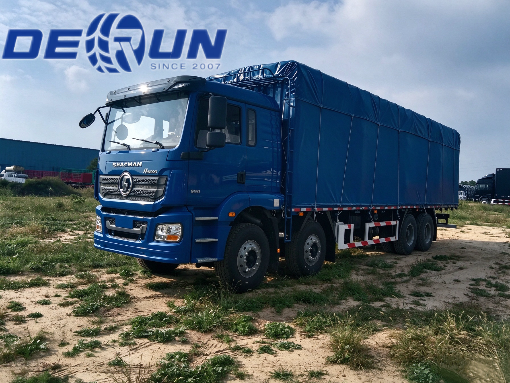 Shacman H3000 8x4 ダンプ トラックがガーナに出荷されます