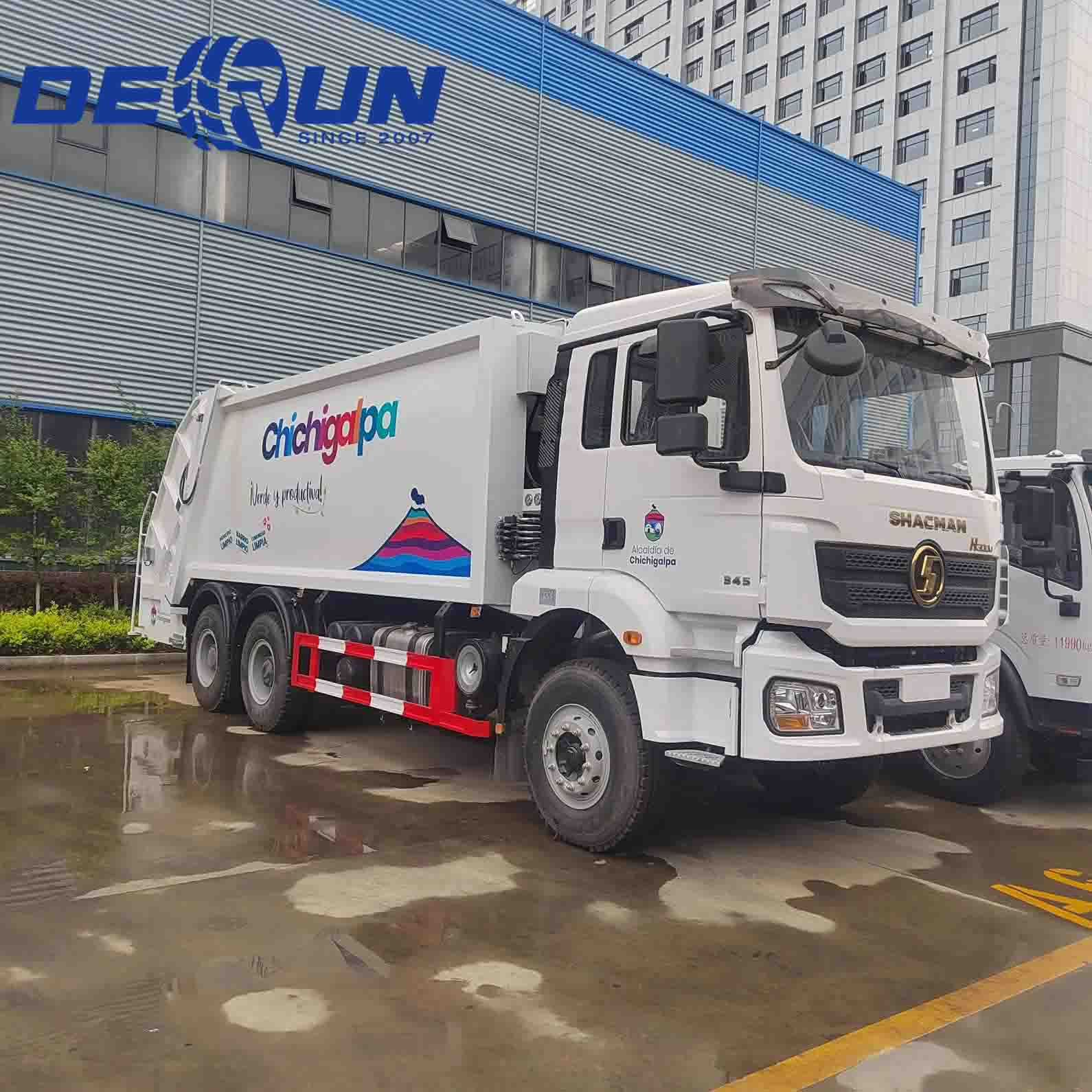 シャックマン 6x4 コンパクターゴミ収集車